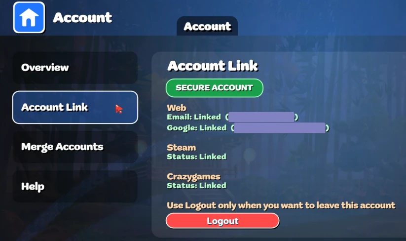 Bubbits Account Management