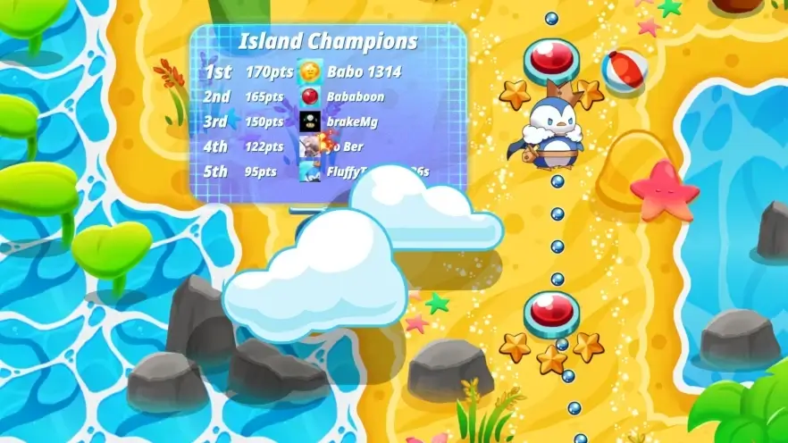 Adventure Mode World Map - Island Champions